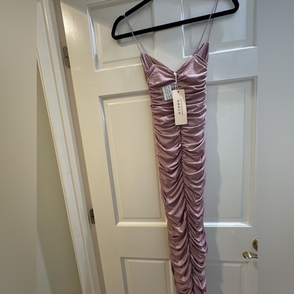 💕 OH POLLY LONG SHOT RUCHED BODYCON MIDI DRESS 💕 - Picture 8 of 11